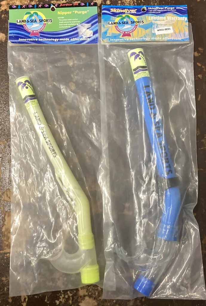 Land & Sea Sports Skindiver Purge Snorkel and Nipper Purge Kids Snorkel Sold with -30 Image 1++